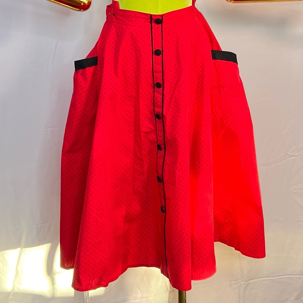 Hell Bunny Plus Size Red Skirt size 3XL
